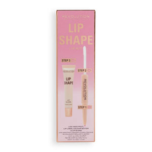 Revolution Lip Shape Kit Pink Nude