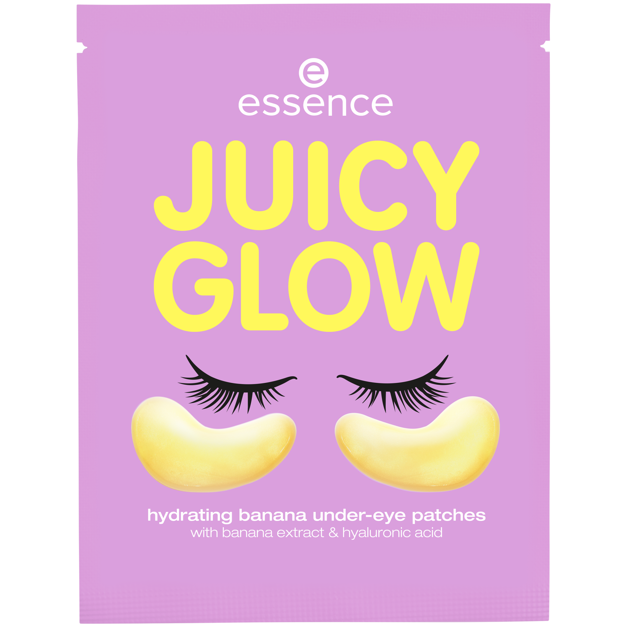 essence JUICY GLOW Hydrating Under-eye Patches - Banana Beam