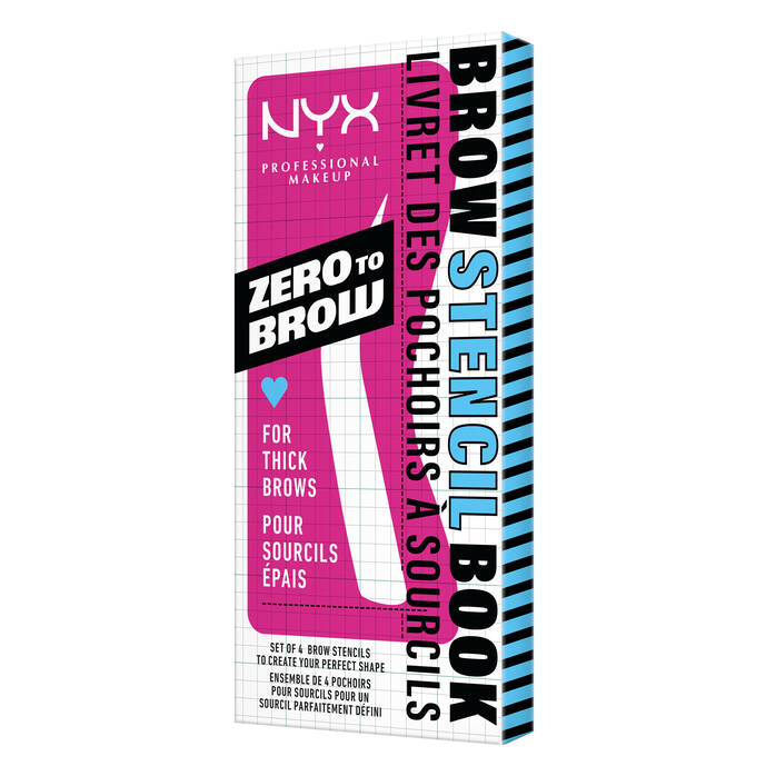 NYX Zero To Brow Gel Stencil Thick Brow