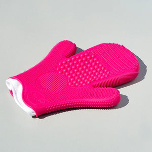 Sigma 2X Spa Brush Cleanser Glove - Pink
