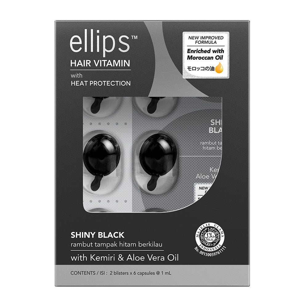 Ellips Shiny Black Capsules