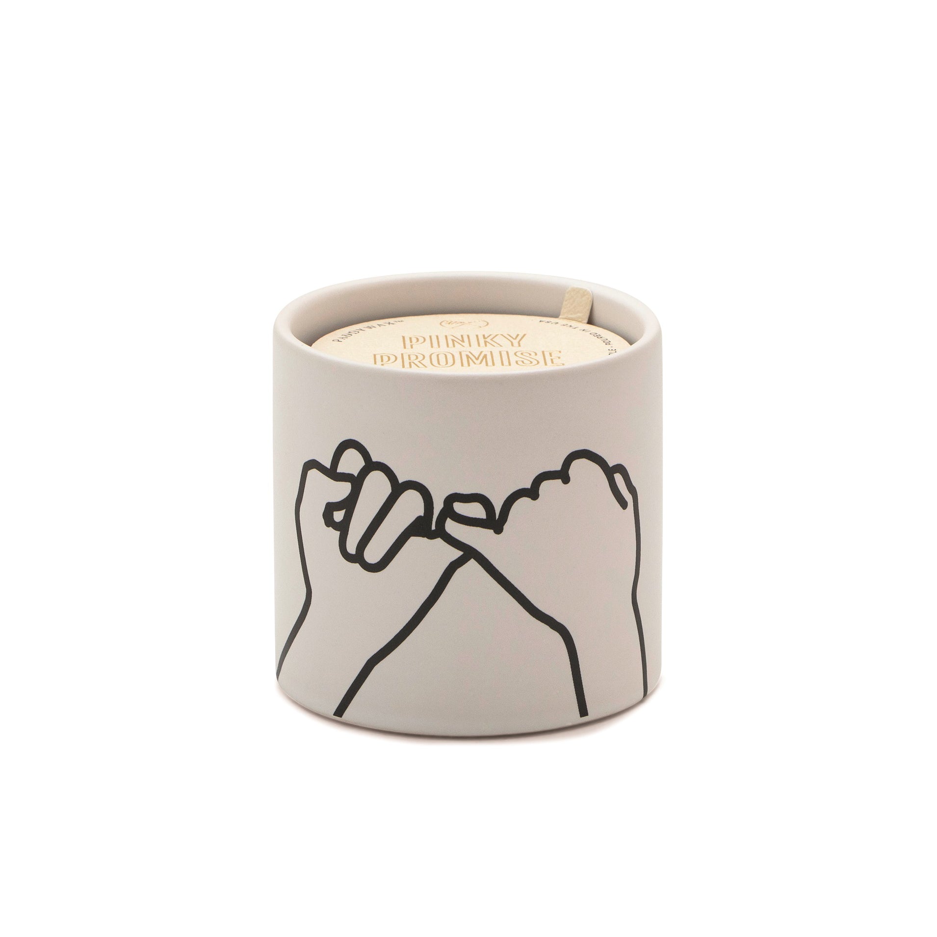 Paddy Wax Impressions Ceramic Candle (163g) - White - Pinky Promise - Wild Fig & Cedar