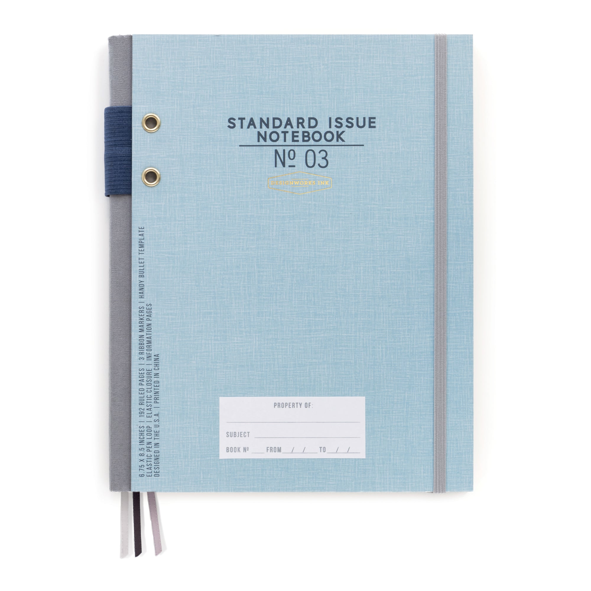 Designworks Ink  Standard Issue No.03 Hardcover Planner - Blue