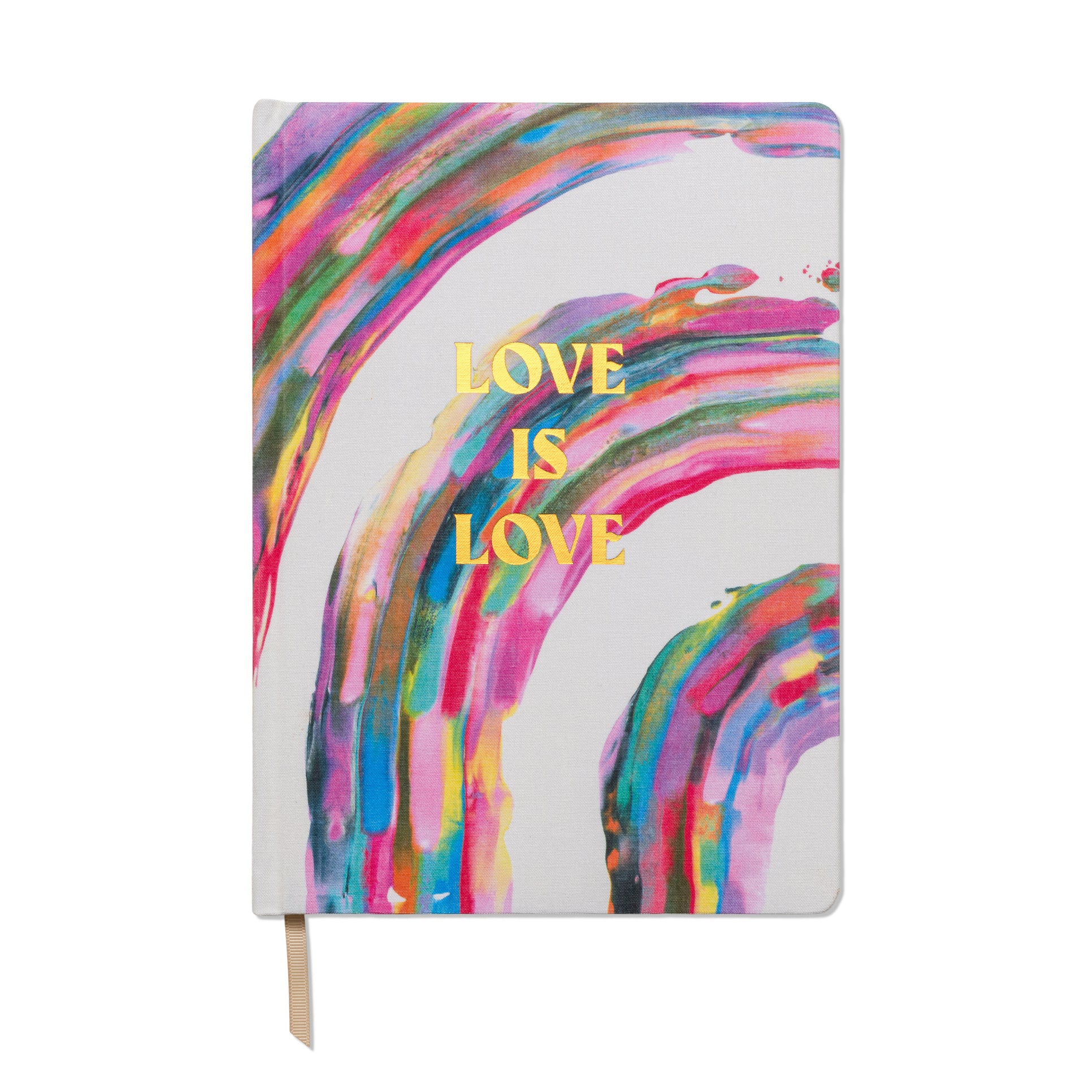 Designworks Ink Jumbo Journal Bookcloth - Love Is Love