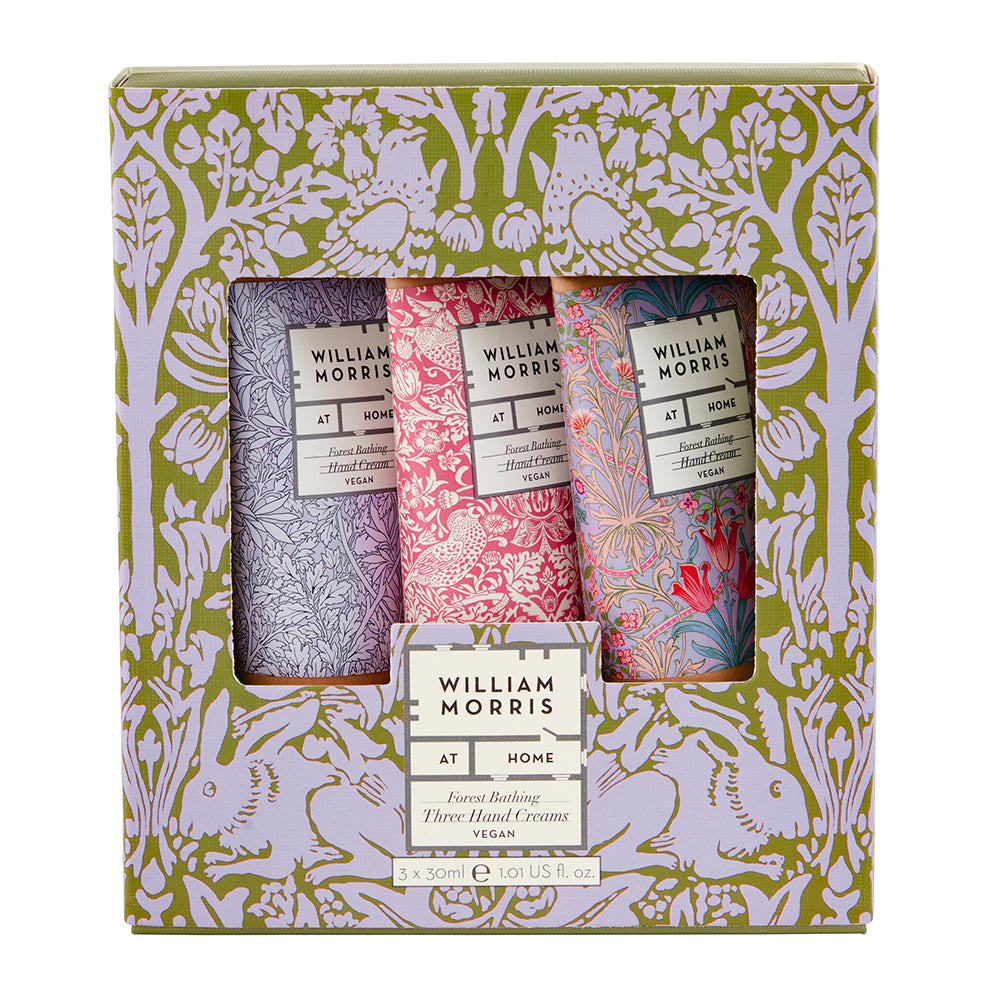 William Morris Home Forest Bathing - Three Hand Creams