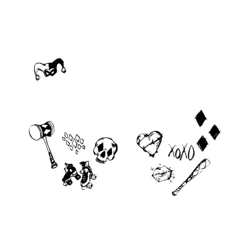 Revolution Harley Quinn Face Stickers