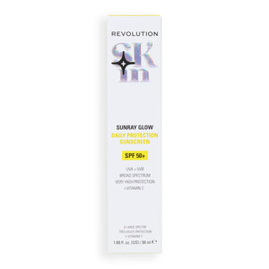 Revolution Skin Sunray Glow Daily Protection Sunscreen SPF 50+ with Vitamin C
