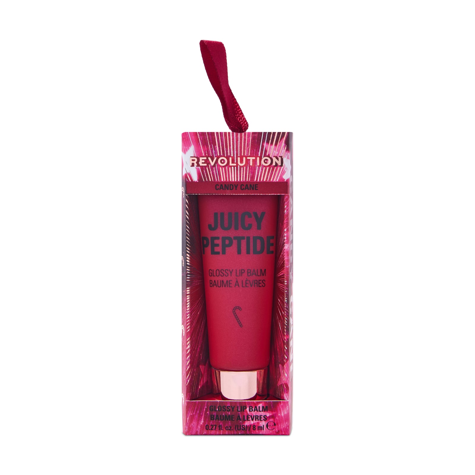 Revolution Juicy Peptide Candy Cane Lip Balm