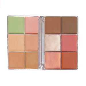Revolution Everything Base Face Icon Complexion Palette Light