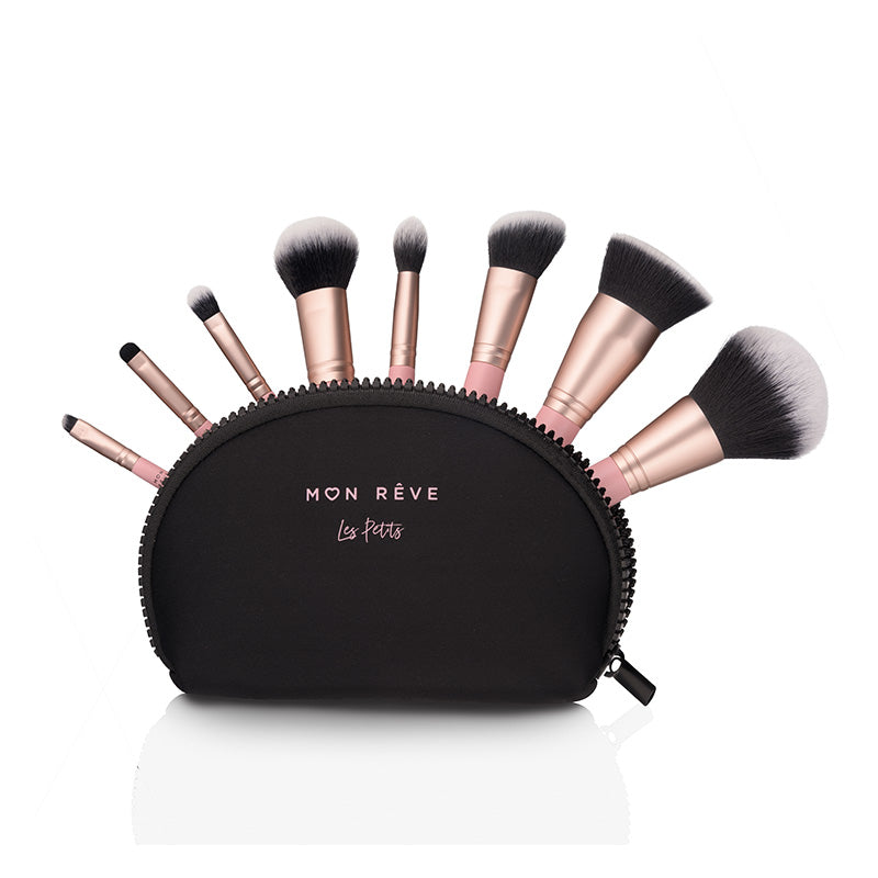 Mon Reve Les Petit Set 8Pcs Pouch Brush Face & Eyes