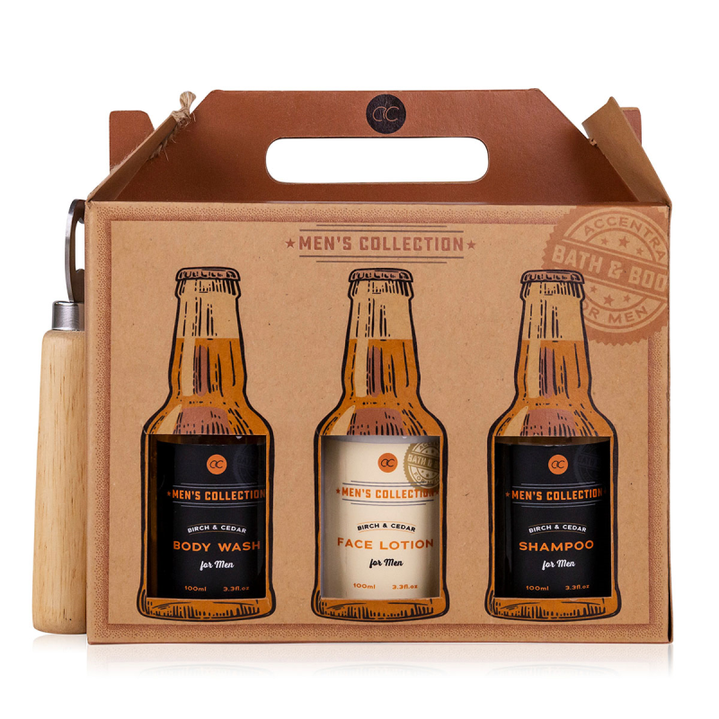 Men's Collection - Gift Set 6 Pack In Kraft Paper Box