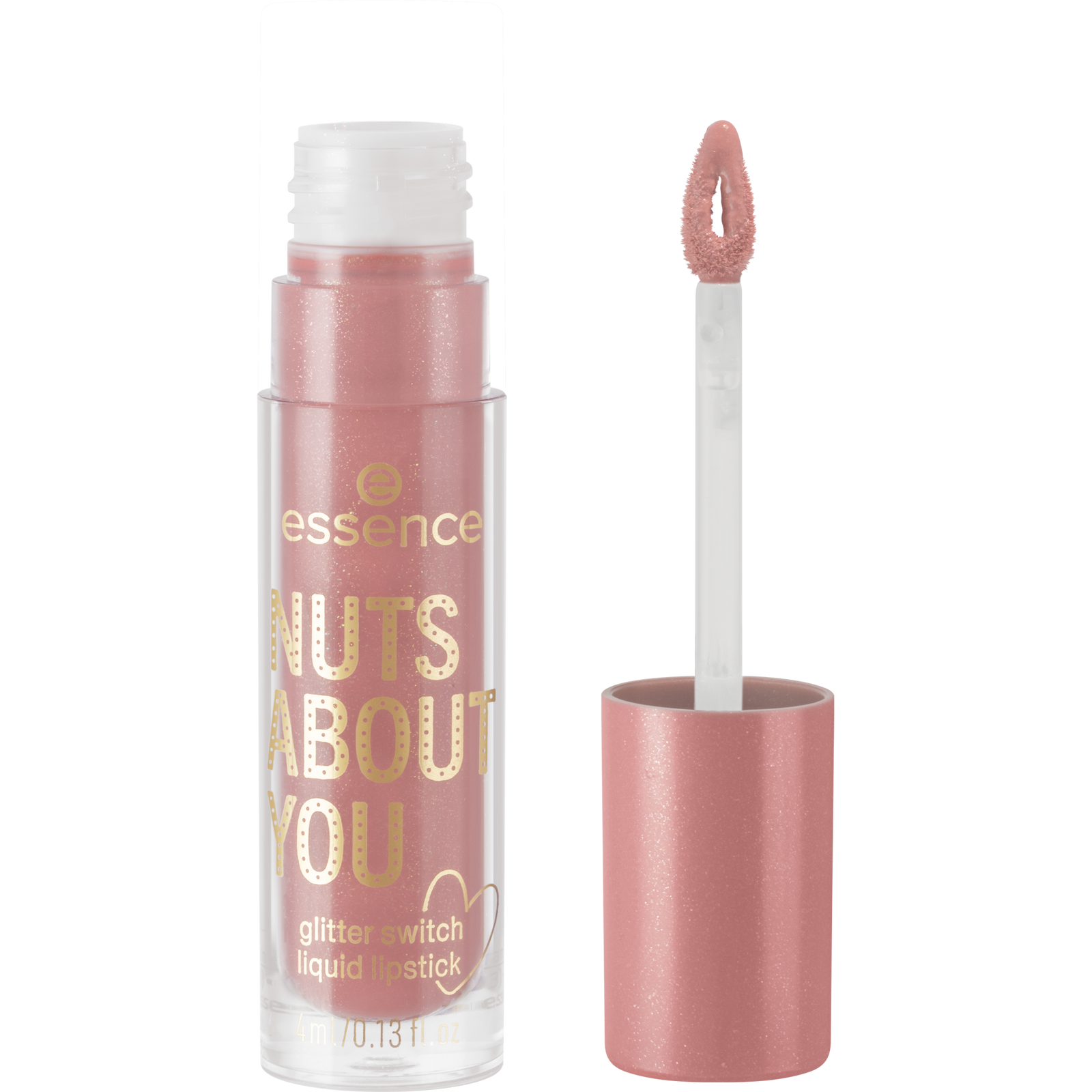 essence NUTS ABOUT YOU glitter switch liquid lipstick