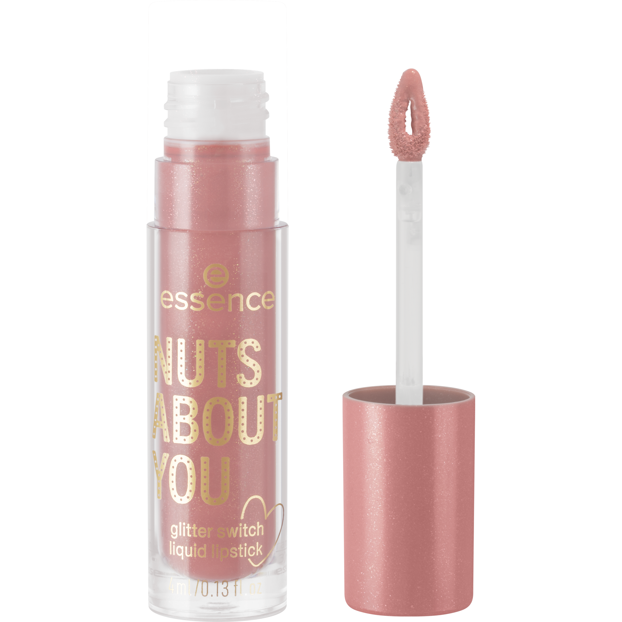 essence NUTS ABOUT YOU glitter switch liquid lipstick