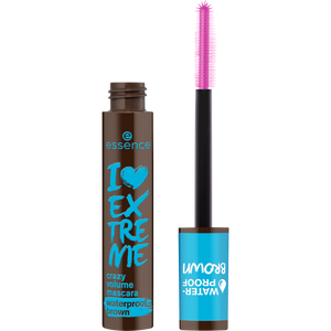 essence I LOVE EXTREME crazy volume mascara waterproof brown