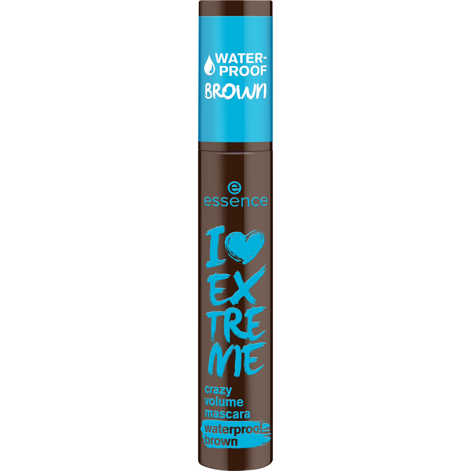 essence I LOVE EXTREME crazy volume mascara waterproof brown