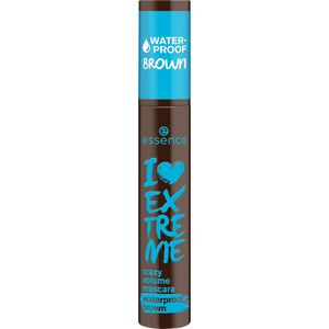 essence I LOVE EXTREME crazy volume mascara waterproof brown