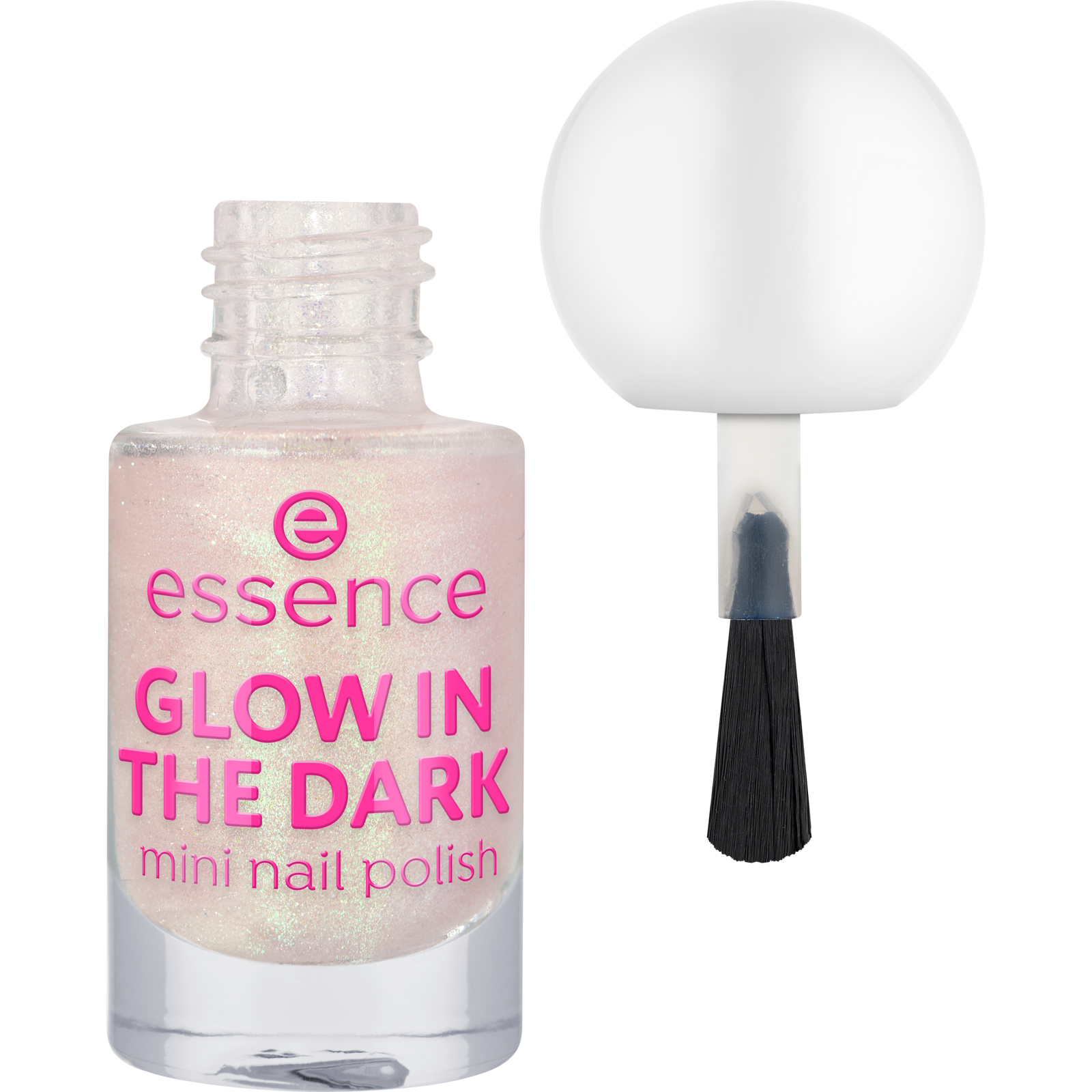 essence GLOW IN THE DARK mini nail polish