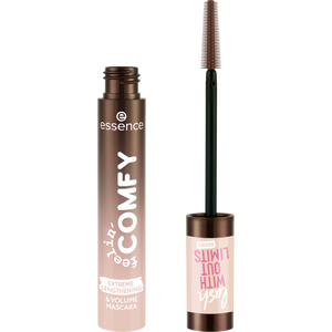 essence feelin' comfy lash WITHOUT LIMITS BROWN EXTREME LENGTHENING & VOLUME MASCARA