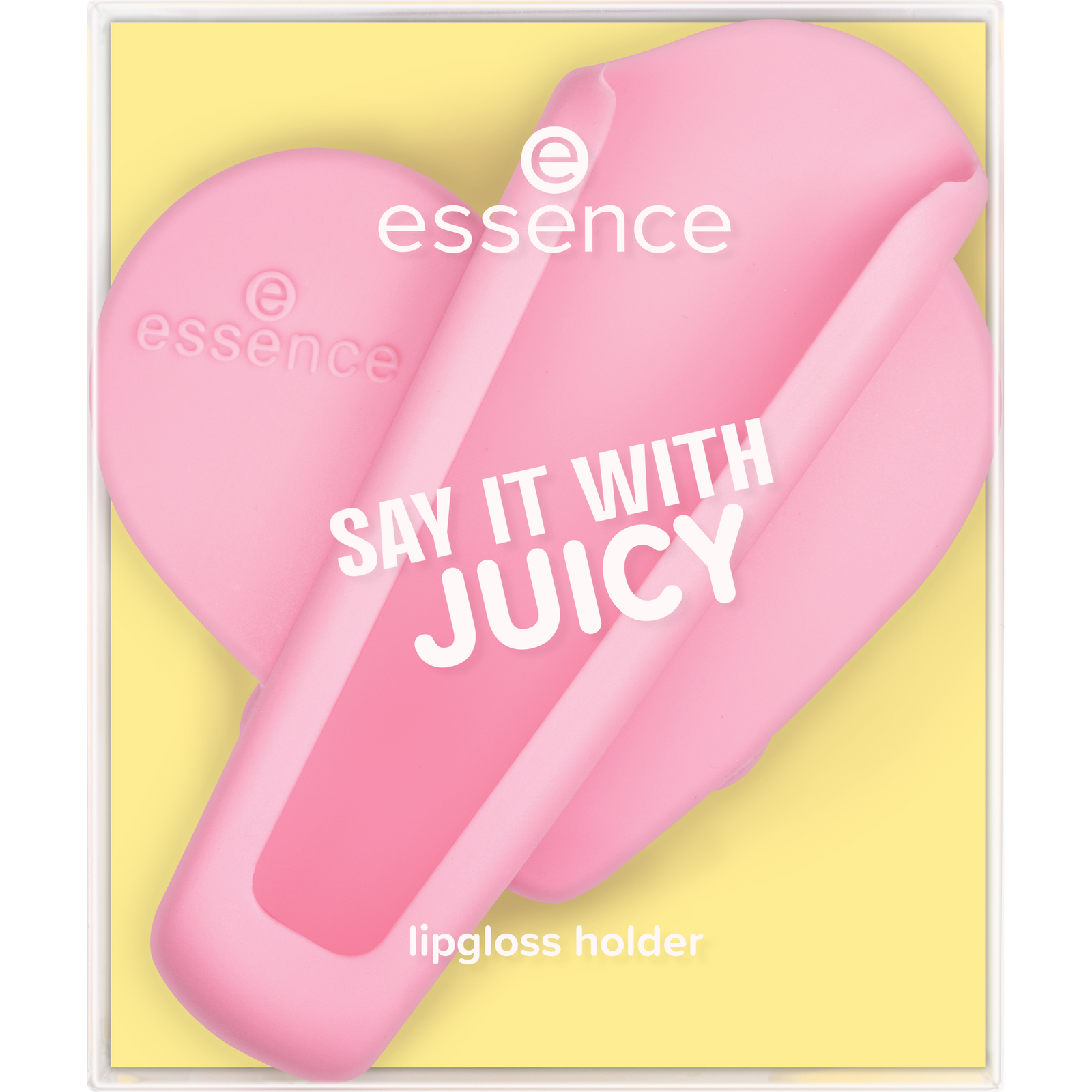 essence SAY IT WITH JUICY lipgloss holder 01