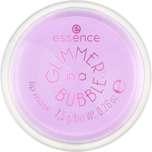 essence GLIMMER IN A BUBBLE lip mask