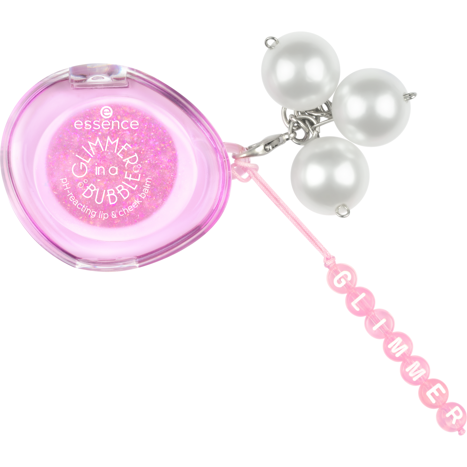 essence GLIMMER IN A BUBBLE pH-reacting lip & cheek balm