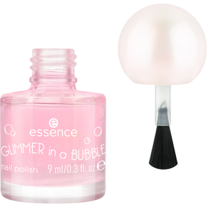 essence GLIMMER IN A BUBBLE nail polish