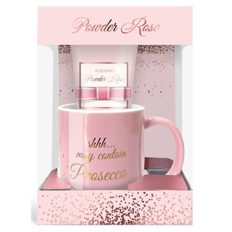 Welness Set - Powder Rose - Mug In Box