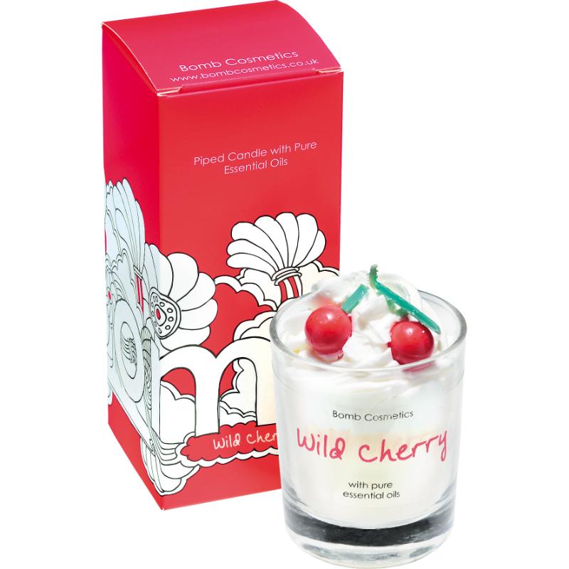 Bomb Cosmetics Wild Cherry - Piped Candle