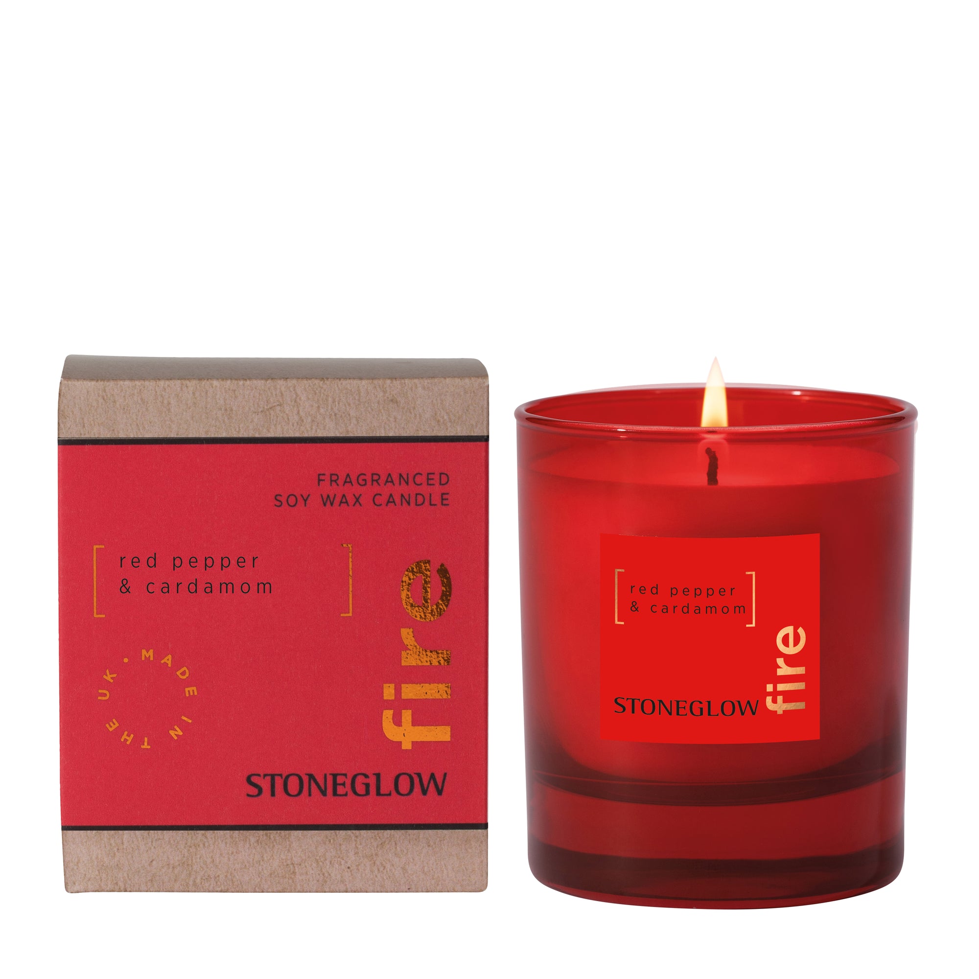 Stoneglow Elements - Fire - Scented Candle - Boxed Tumbler