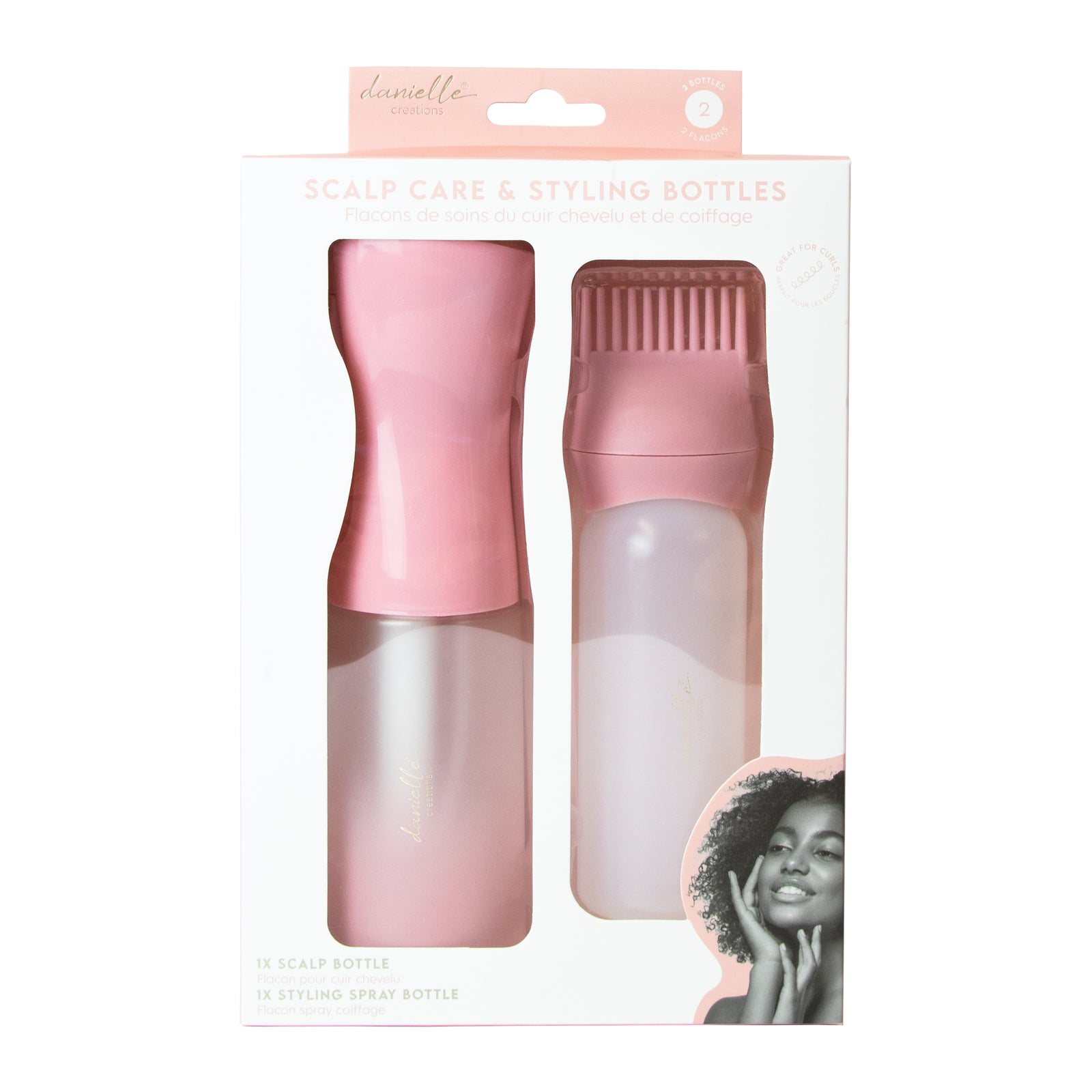 Danielle Dc Spray And Scalp Bottle 2Pc