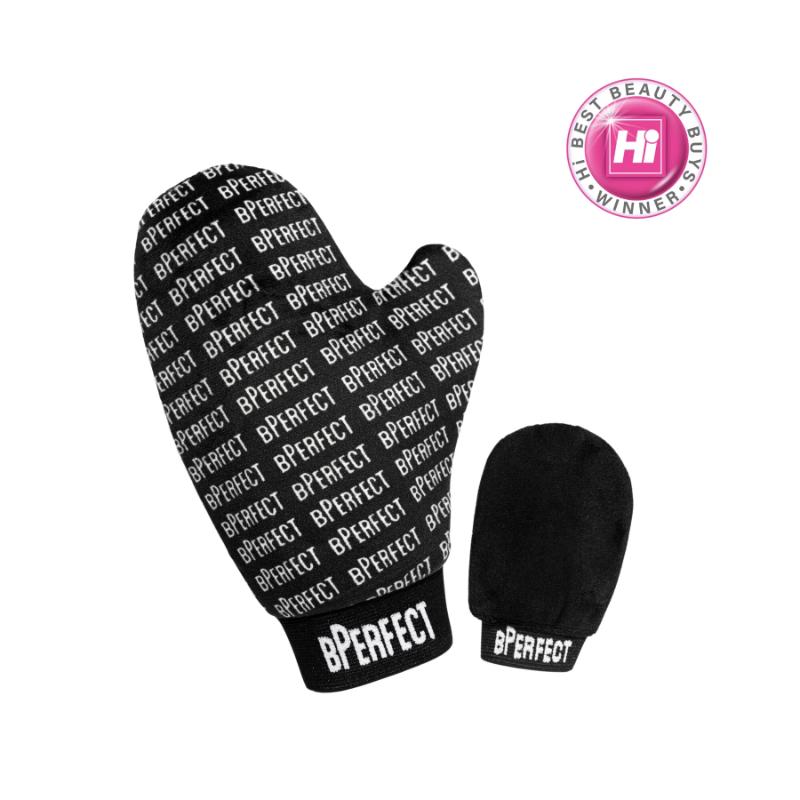 Bperfect Double Velvet Tanning Mitt Duo