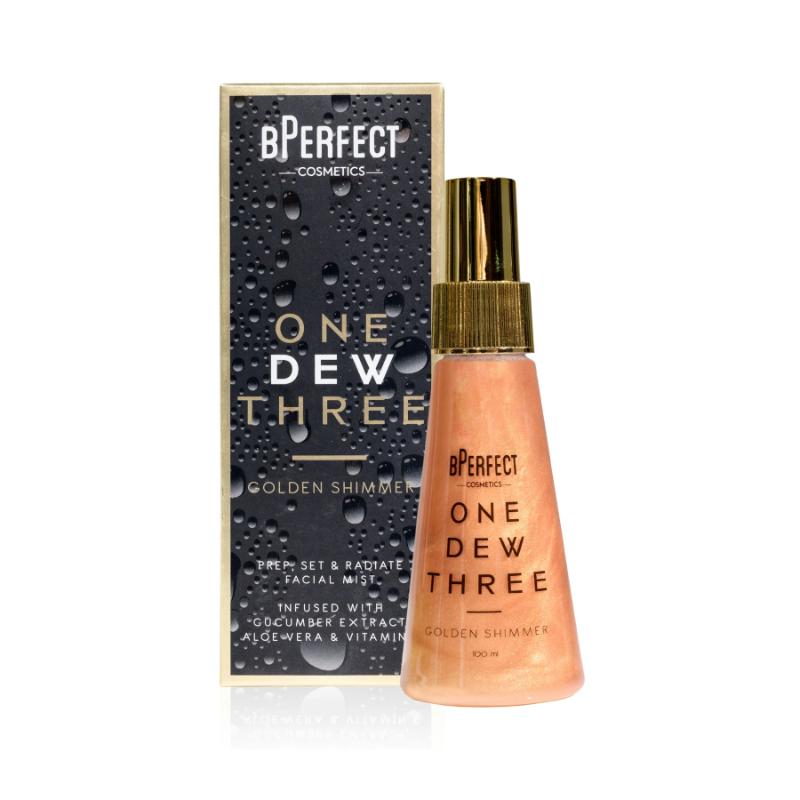 BPerfect One Dew Three Shimmer Spray - Golden