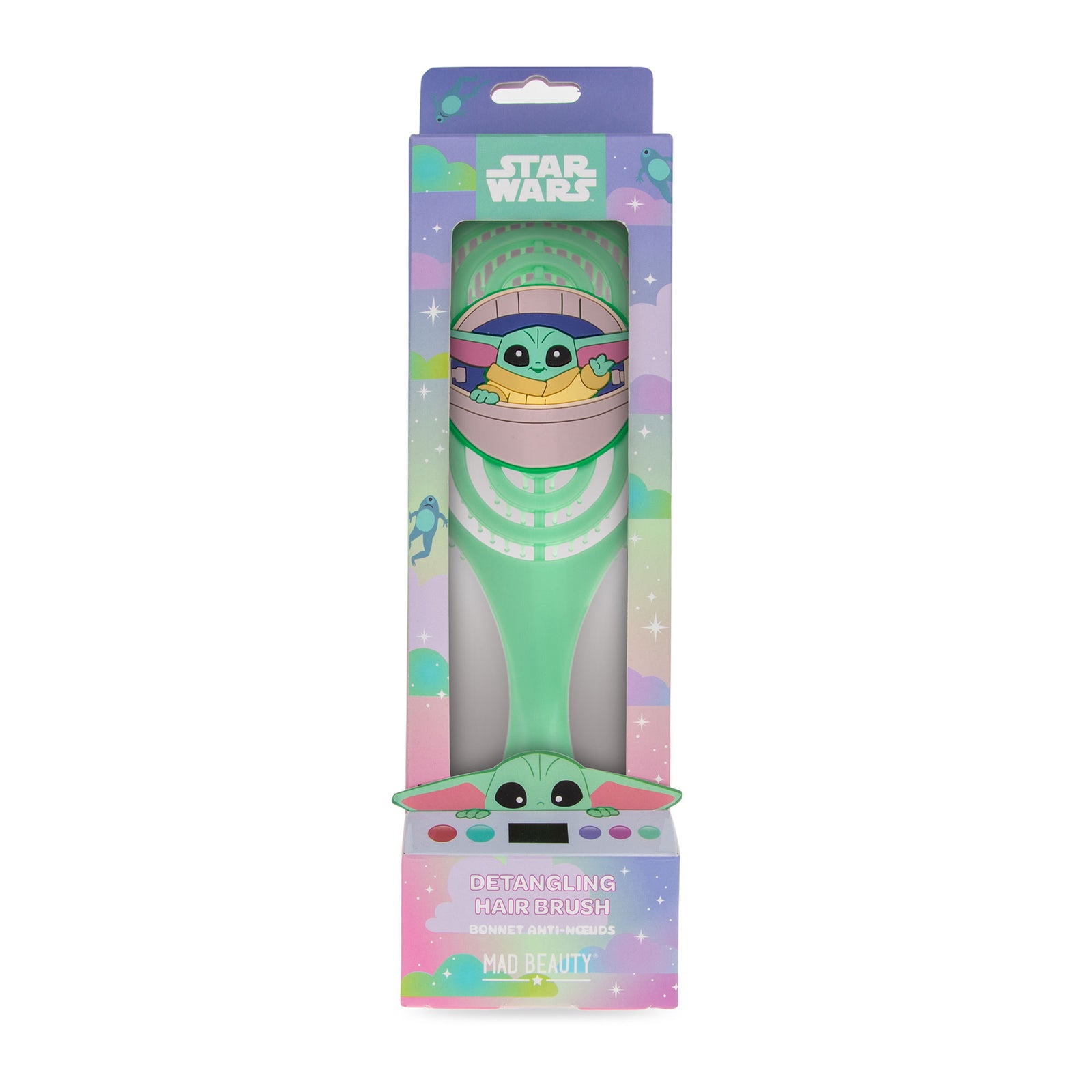 Grogu Galaxy Detangling hairbrush
