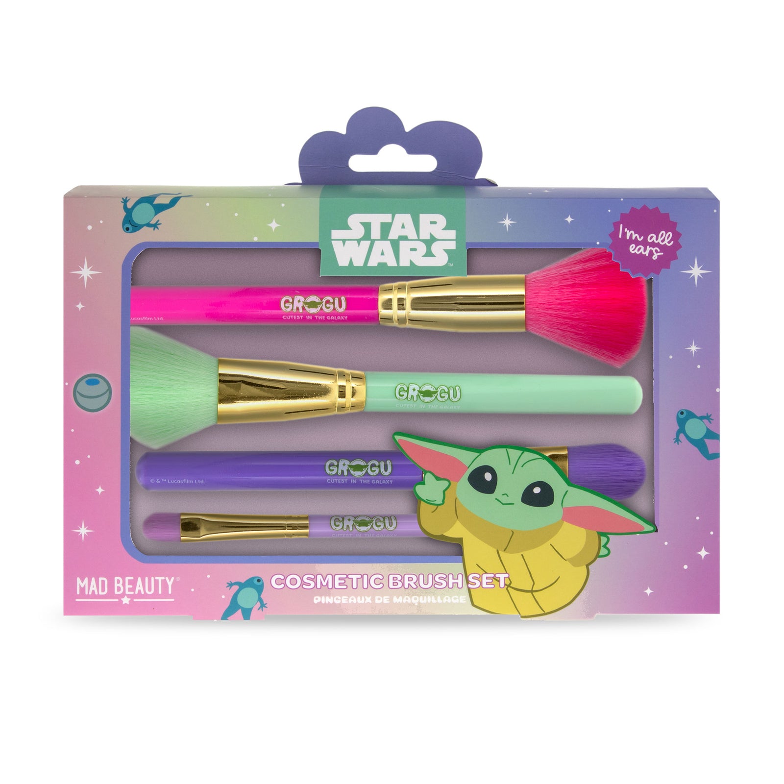 Grogu Galaxy Cosmetic Brush Set