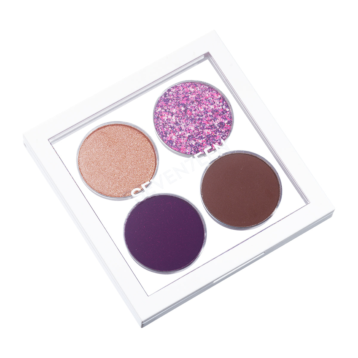 Seventeen Vibrant Eyes Quad Palette Purple Pop