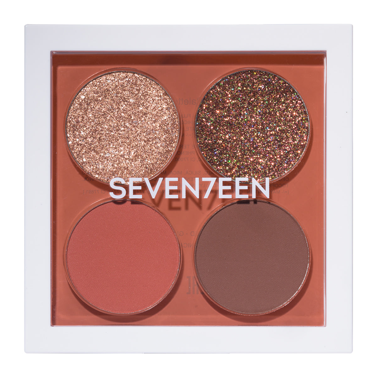 Seventeen Vibrant Eyes Quad Palette No.06 Warm Sunset