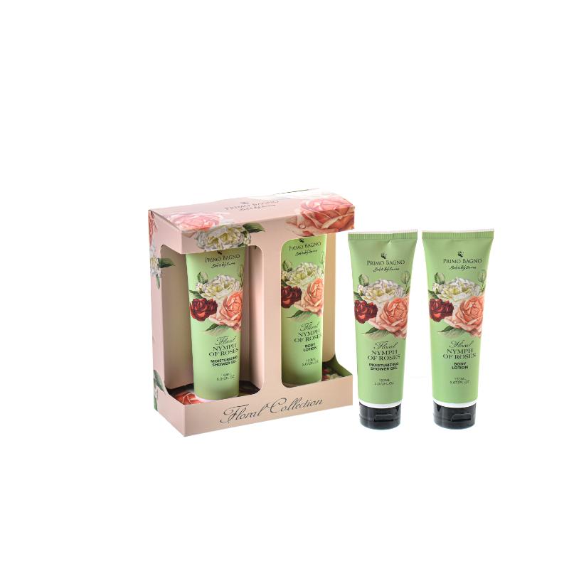Primo Bagno Set Nymph Of Roses 2Pcs Set Floral
