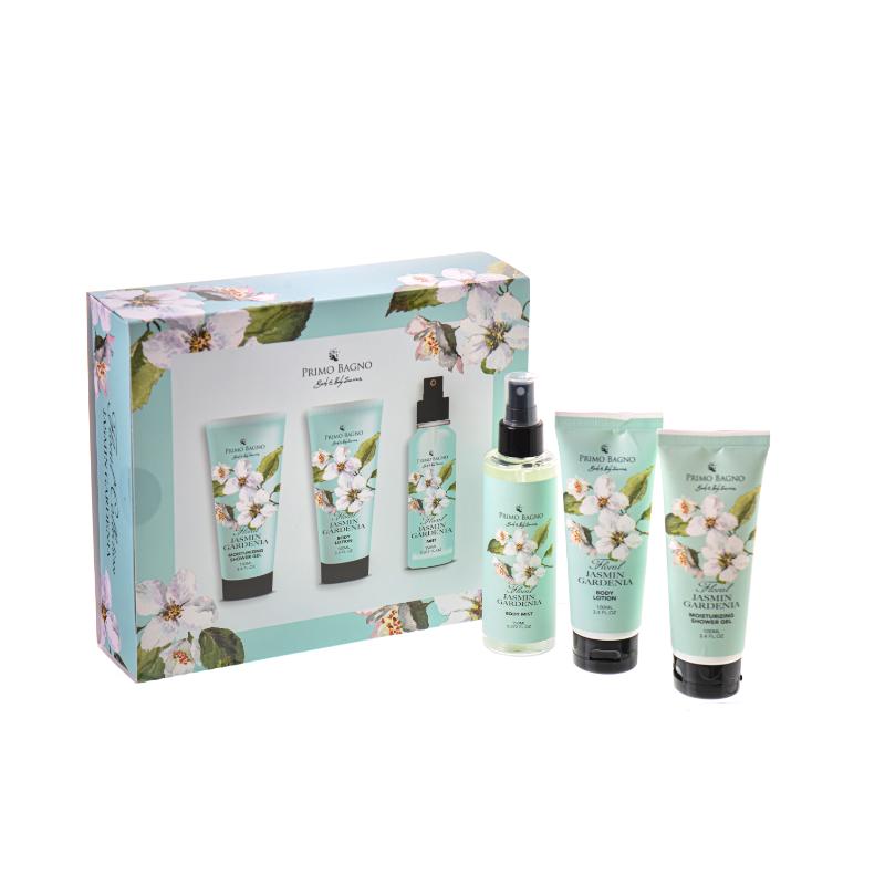 Primo Bagno Set Jasmine - Gardenia 3Pcs Set Floral