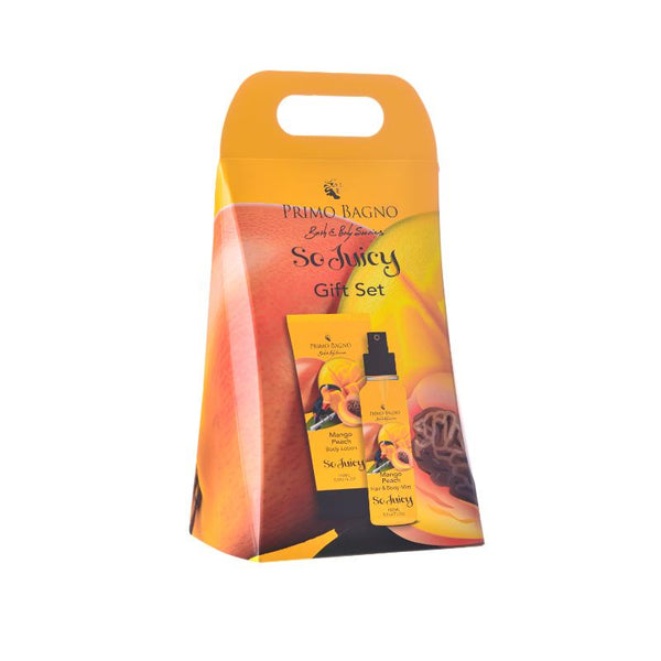 Primo Bagno Set Mango Peach With Body Lotion - LUCY MAKEUP STORE MALTA