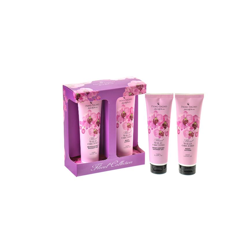 Primo Bagno Set Black Orchid 2Pcs Set Floral