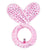 Glov Barbie Headband Bunny Ears Pink Panther