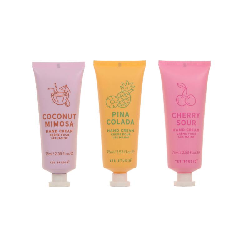 Danielle Yes Studio Fruity Cocktail Hand Cream Trio