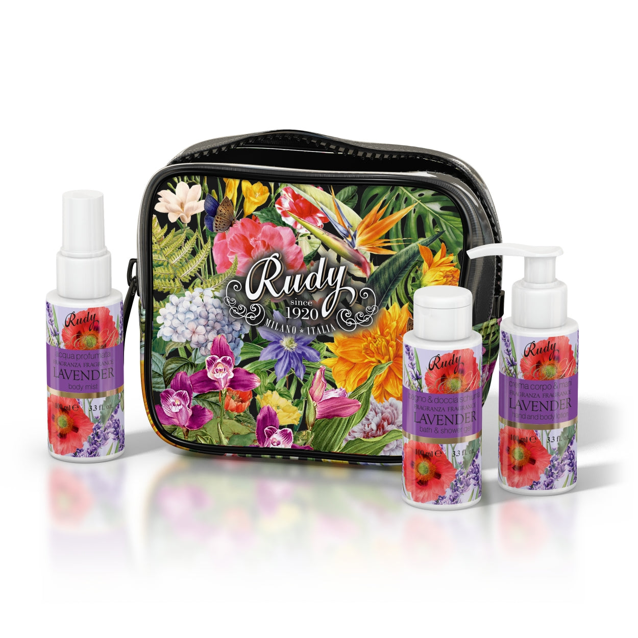 Nature&Arome Pochette W/Bath&Shower Gel+Body  Mist+Hand&Body Lotion 100Ml Lavender