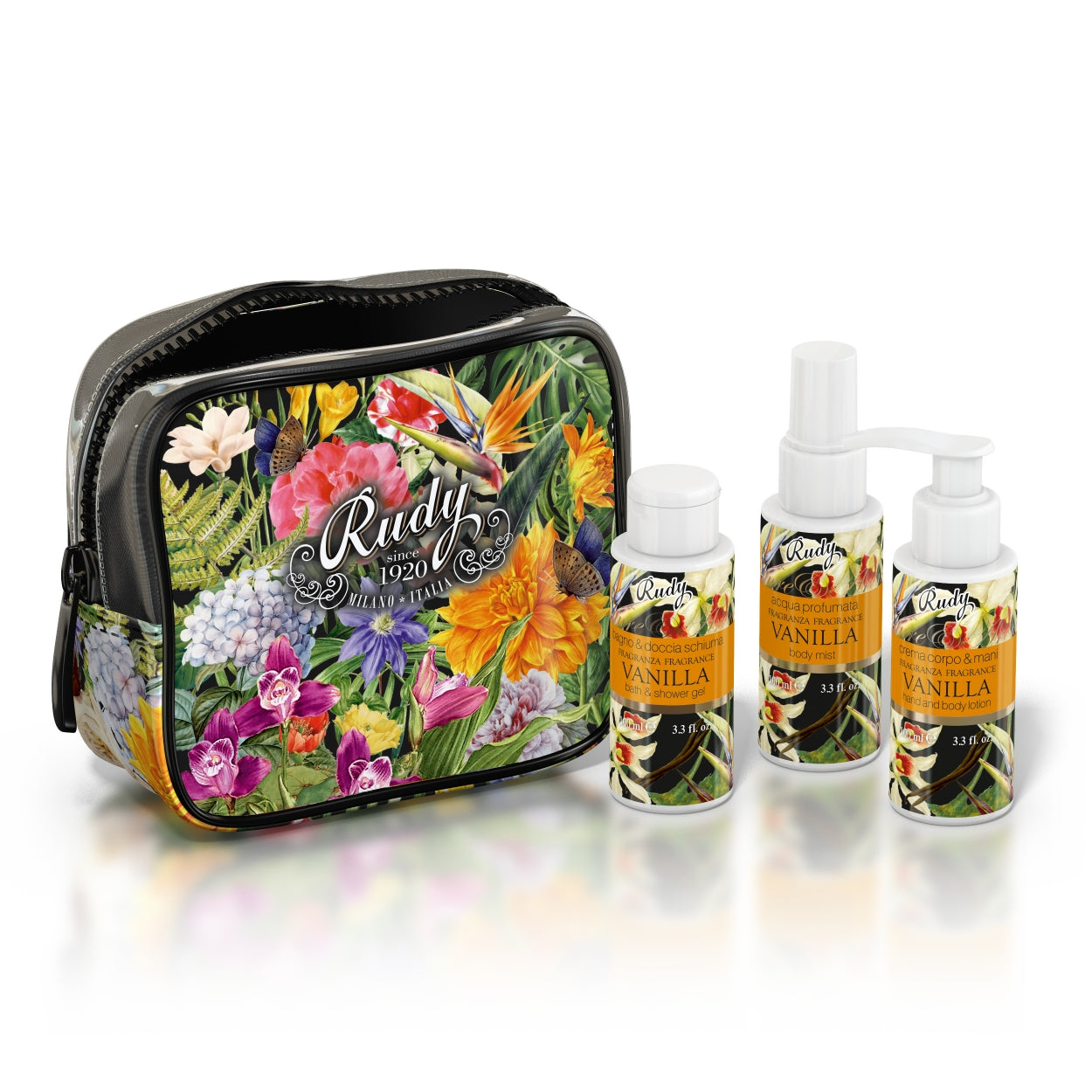 Nature&Arome Pochette W/Bath&Shower Gel+Body  Mist+Hand&Body Lotion 100Ml Vanilla