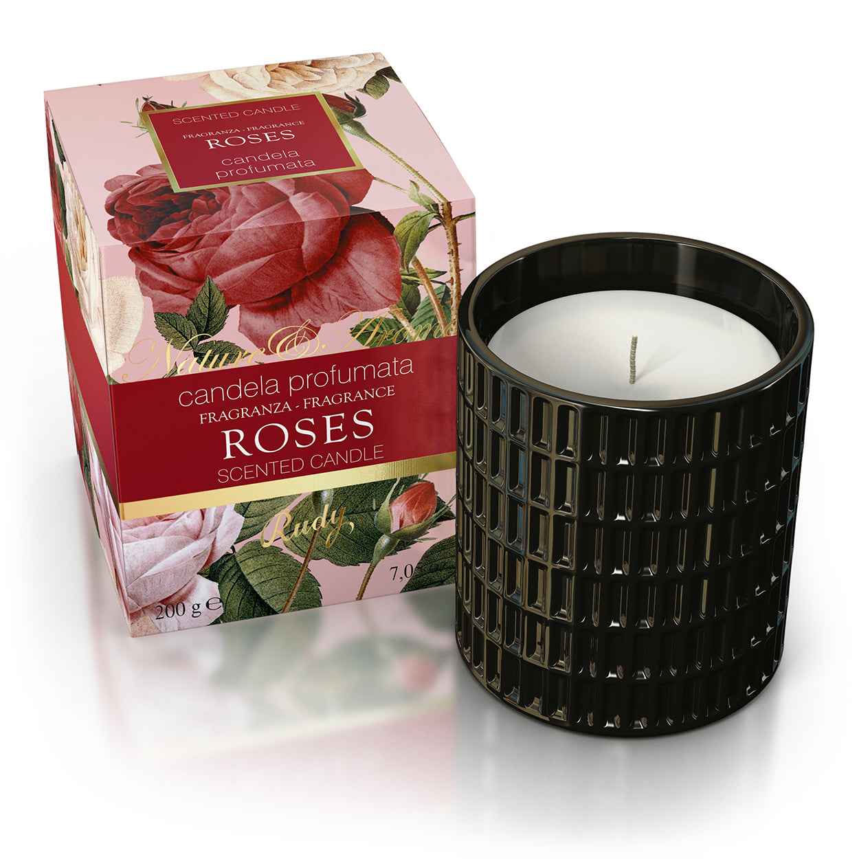Nature & Arome Scented Candle - Roses