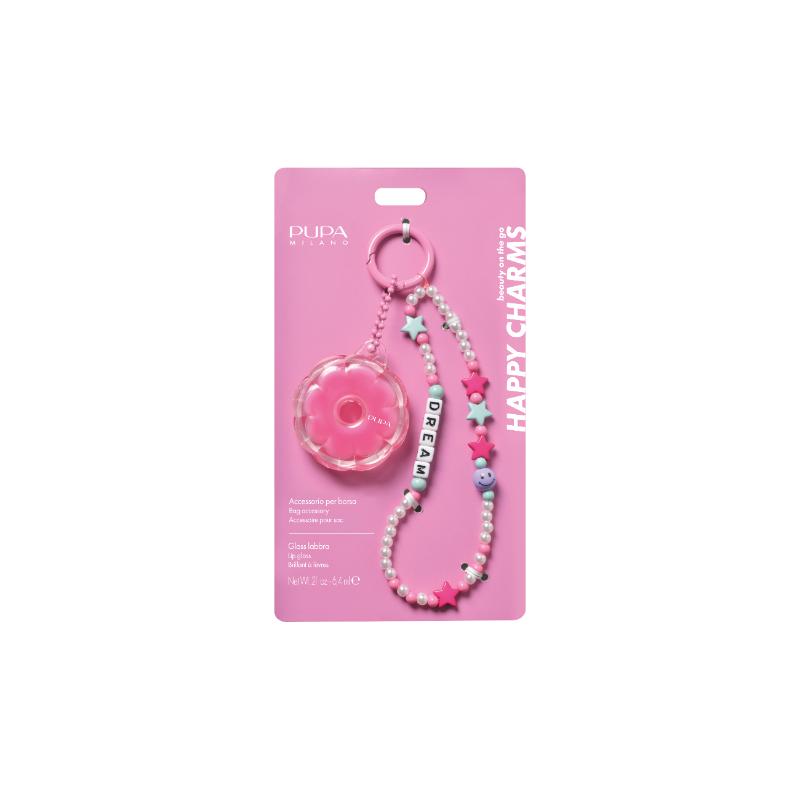 Happycharm Pupa Happy Charms Bag Accessory+Lipgloss - LUCY MAKEUP STORE MALTA