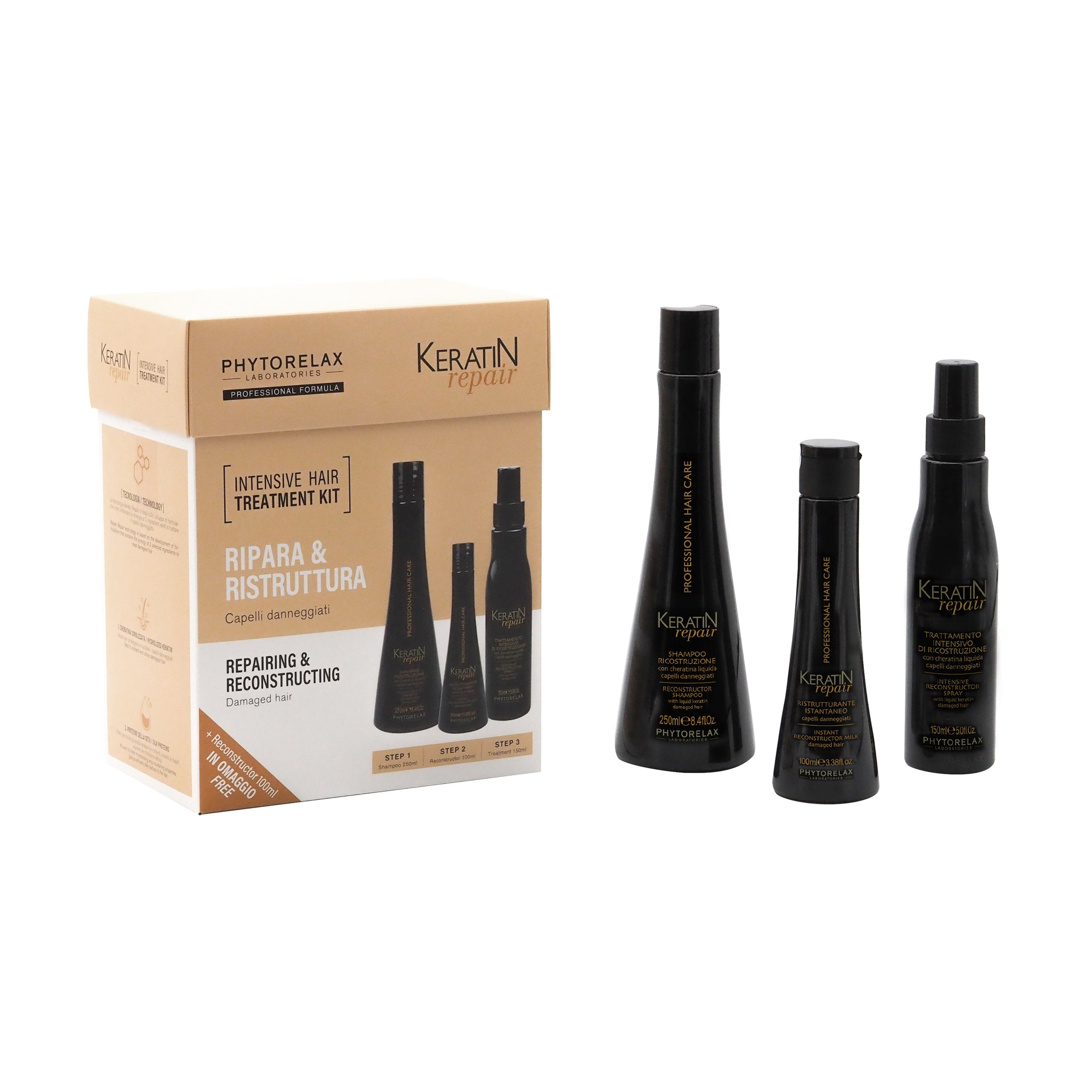 Phytorelax Keratin Repair - Reconstruction Kit