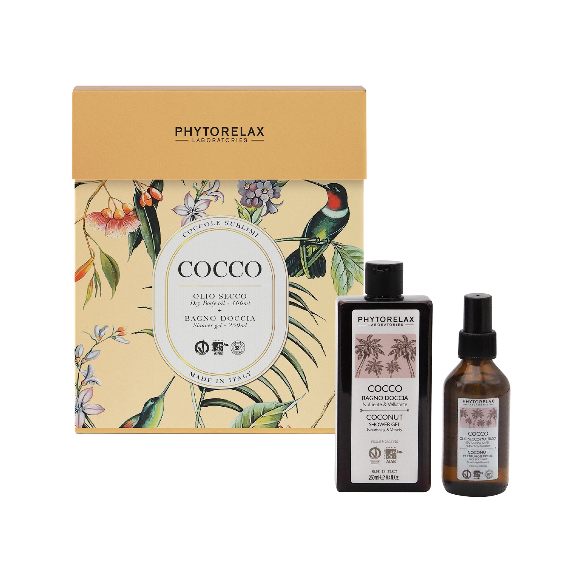 Phytorelax Coconut Vegan & Organic Dry Oil + Showergel