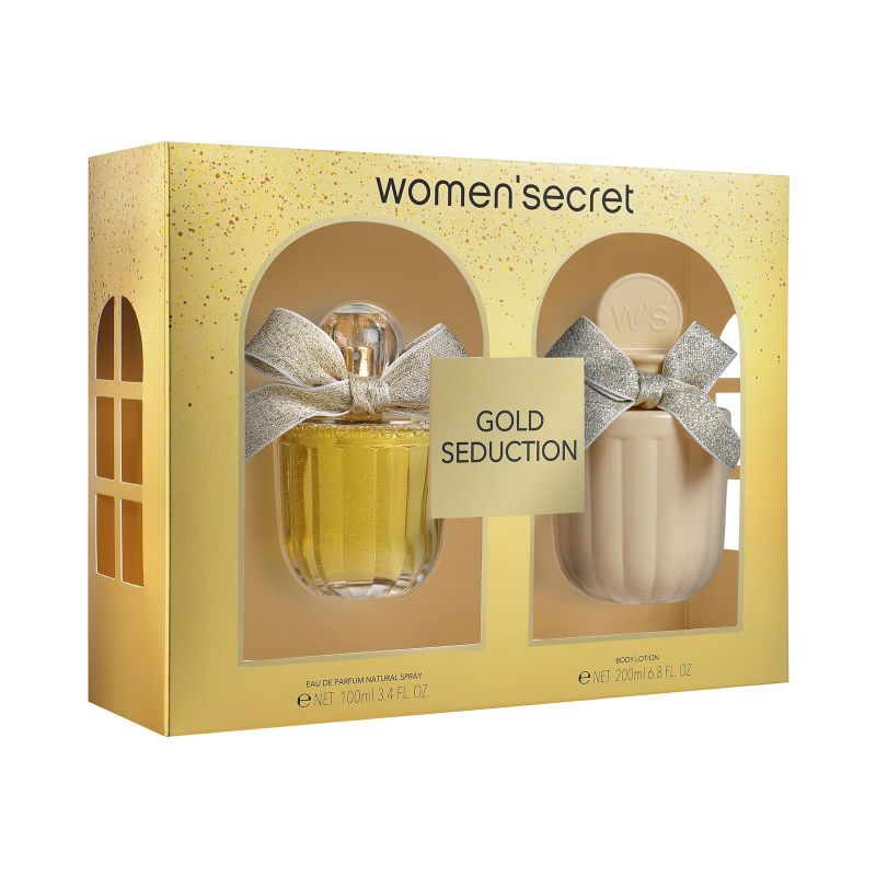 Women'secret Gold Seduction Gift Set Edp 100Ml + Body Lotion 200Ml