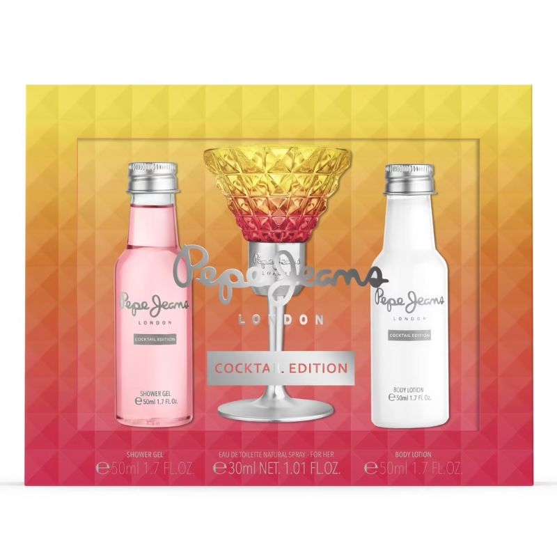 Pepe Sho MALTA Edt + Gift STORE 30Ml Body 50Ml Her - Lotion LUCY Set Cocktail Jeans MAKEUP For +